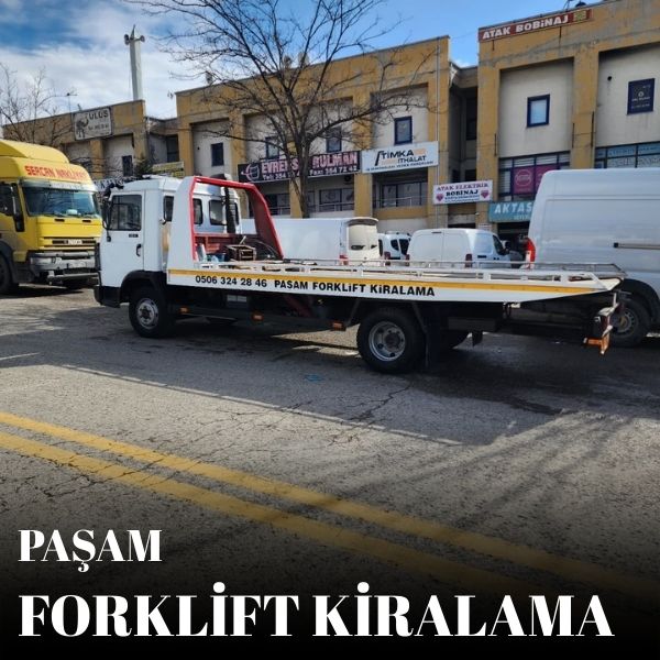 Ankara İvedik forklift kiralama firması yük taşıma operasyonu
